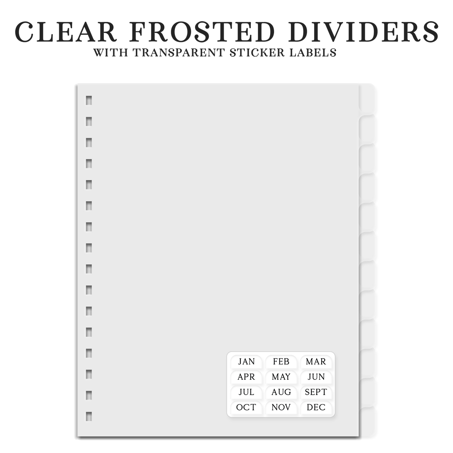 Year Planner (Custom Monthly and Daily inserts)