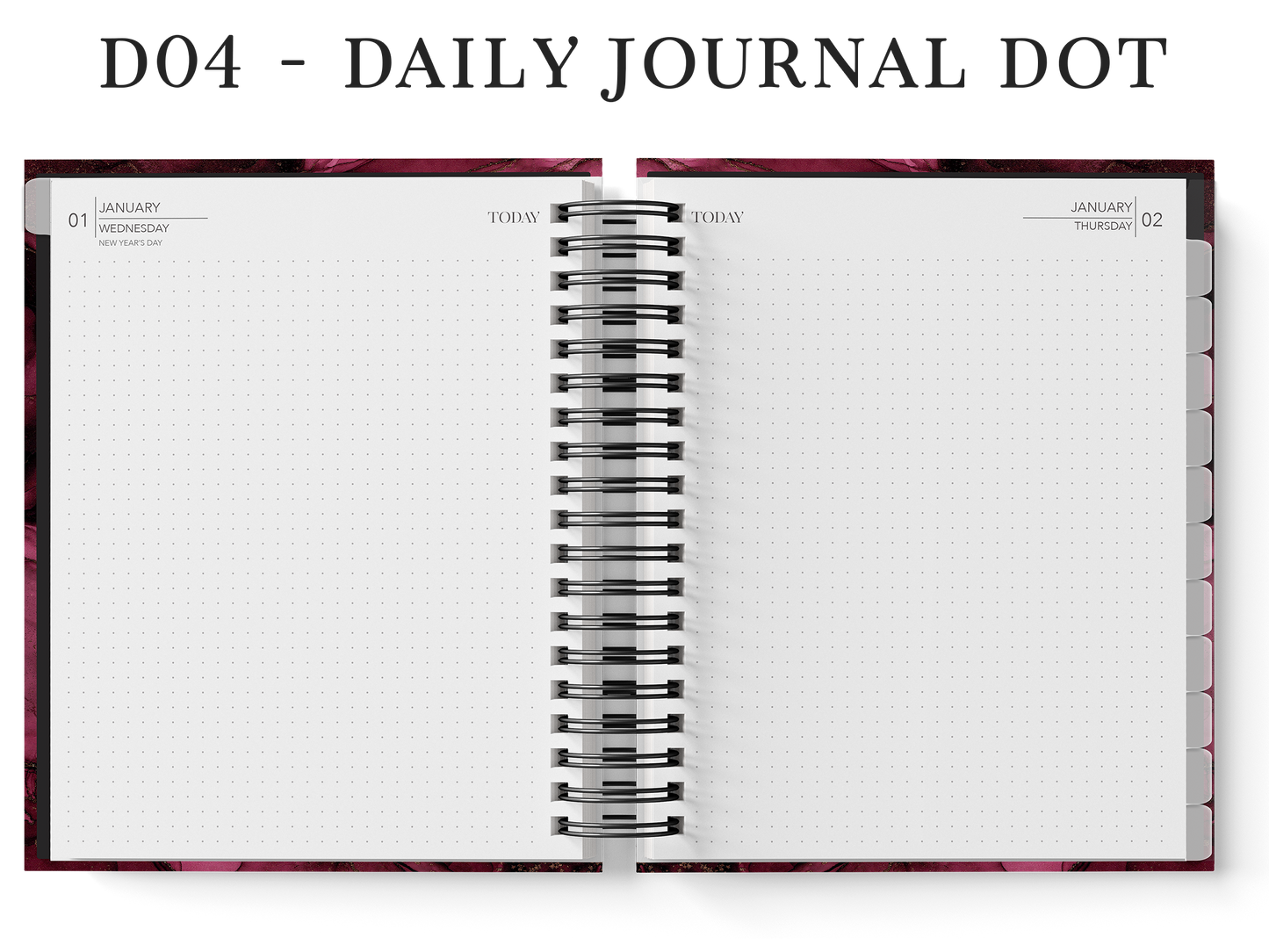 Year Planner (Custom Monthly and Daily inserts)