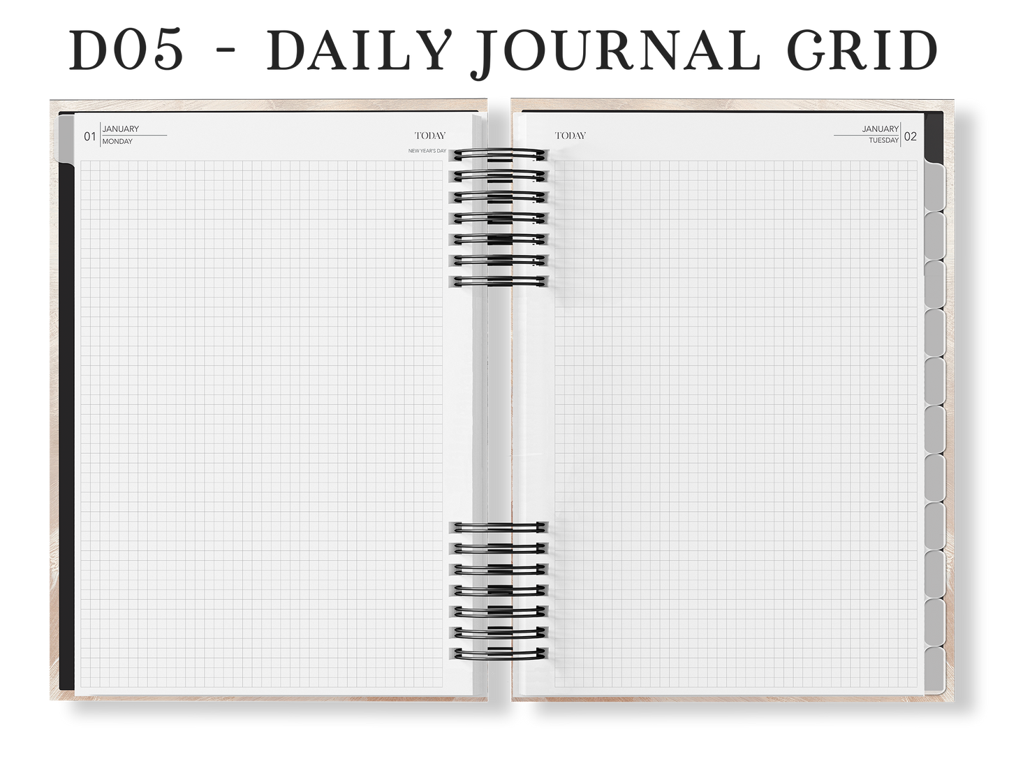 A4 Year Planner (Custom Monthly and Daily inserts)
