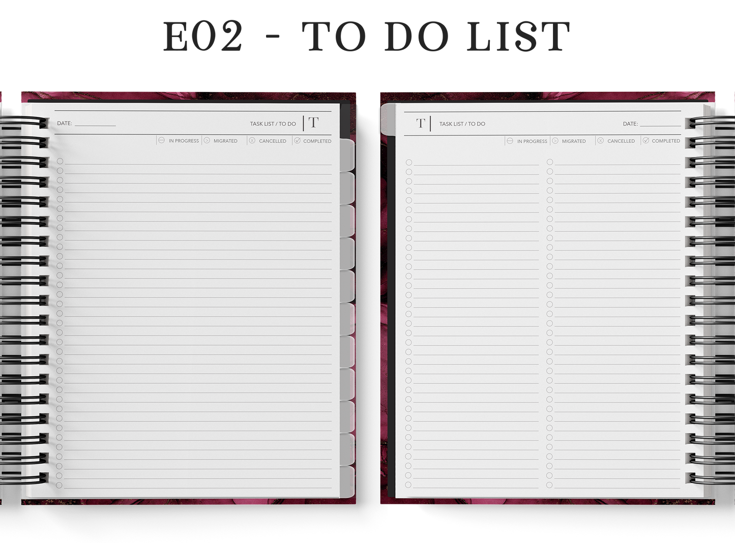 Year Planner (Custom Monthly and Daily inserts)