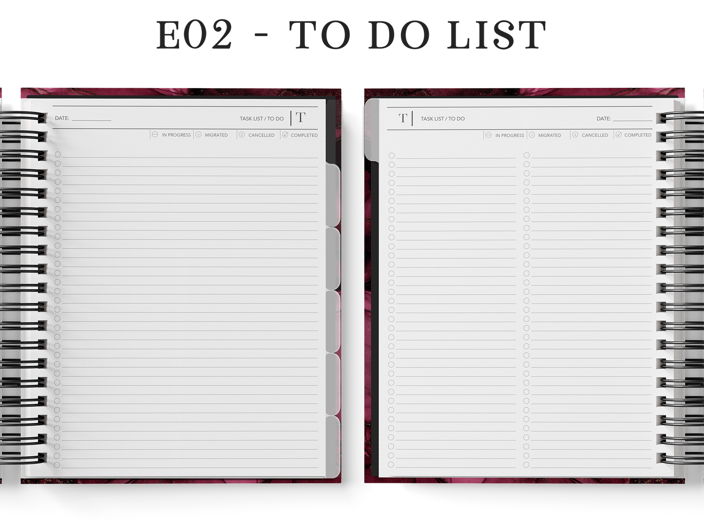 6-Month Planner (Custom Monthly, Weekly and Daily inserts)