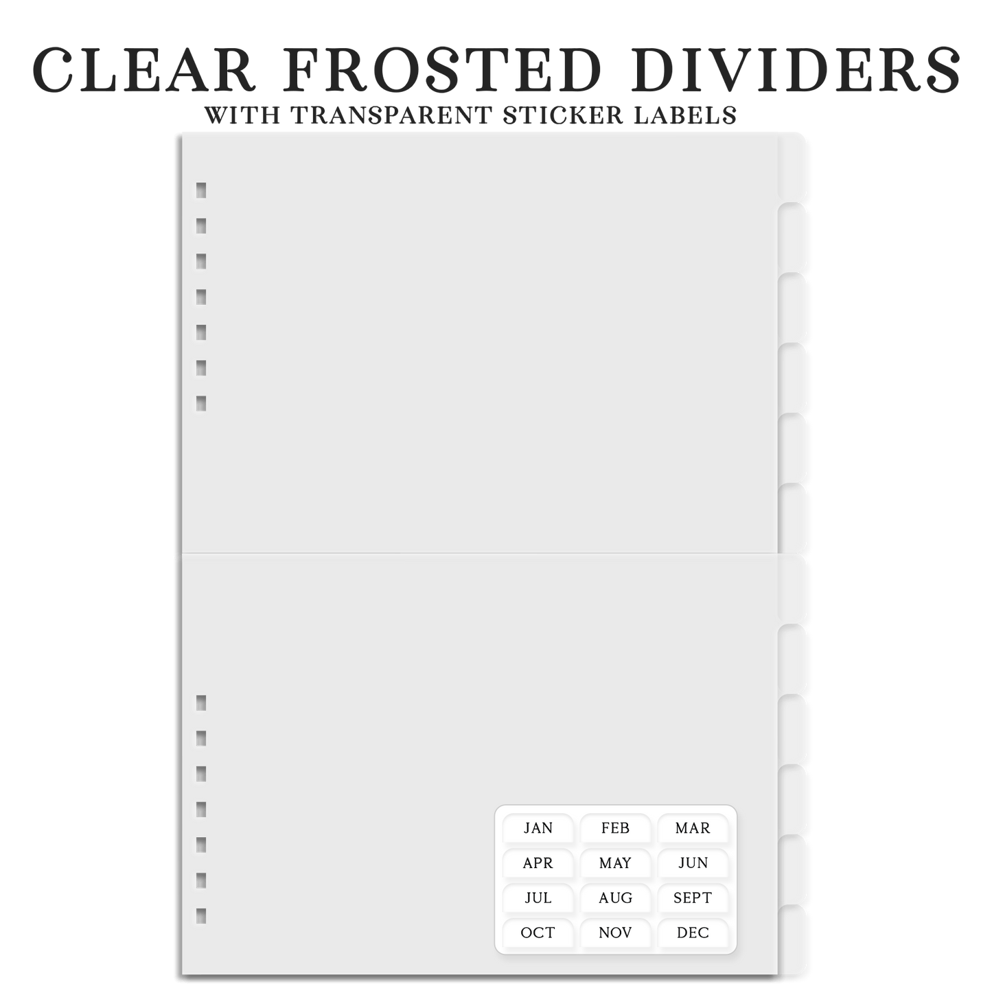 A4 Year Planner (Custom Monthly and Daily inserts)