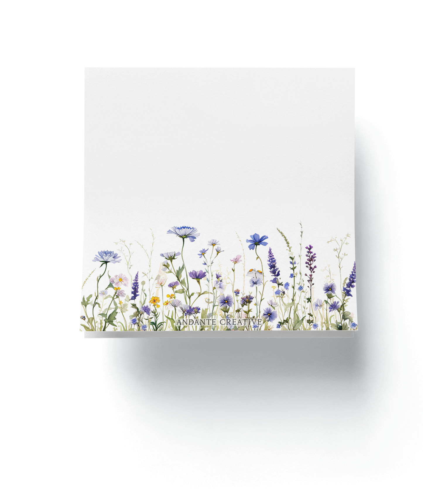 Wildflower Blue Notepad