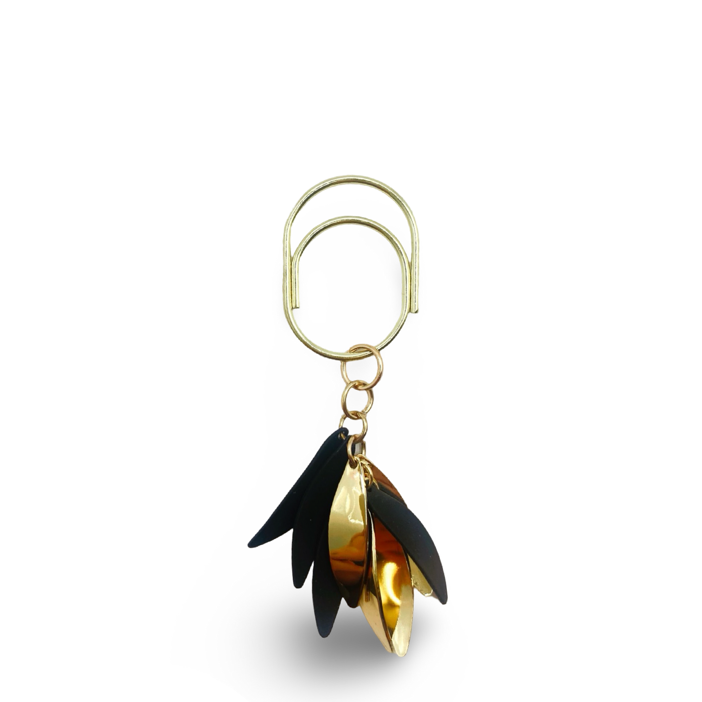 Leaf Bushel Black Planner Bookmark Charms