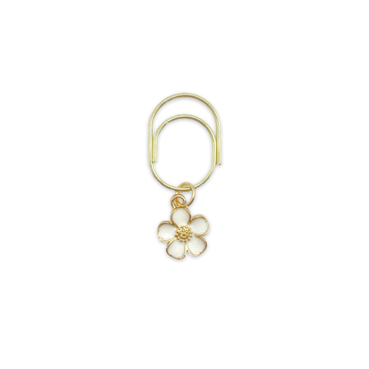 Golden Bloom Planner Bookmark Charms