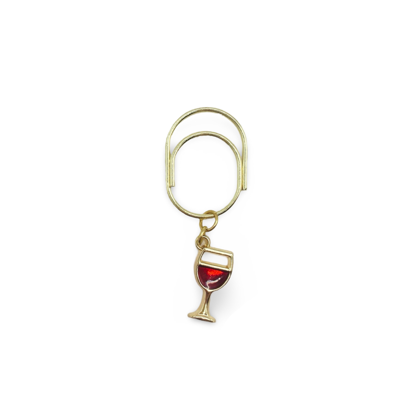 Wine Glass Planner Bookmark Charms