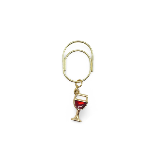 Wine Glass Planner Bookmark Charms