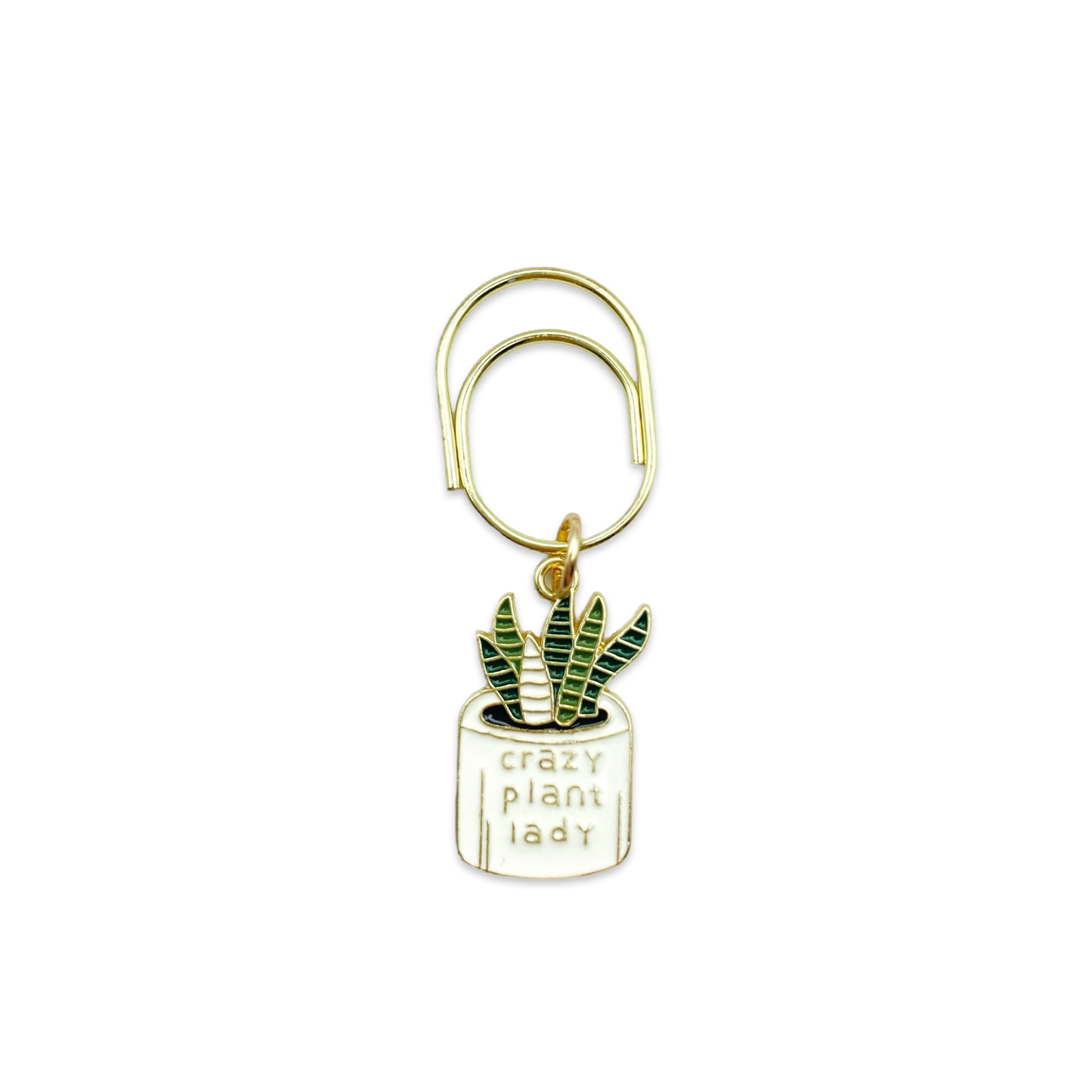 Crazy Plant Lady Planner Bookmark Charms