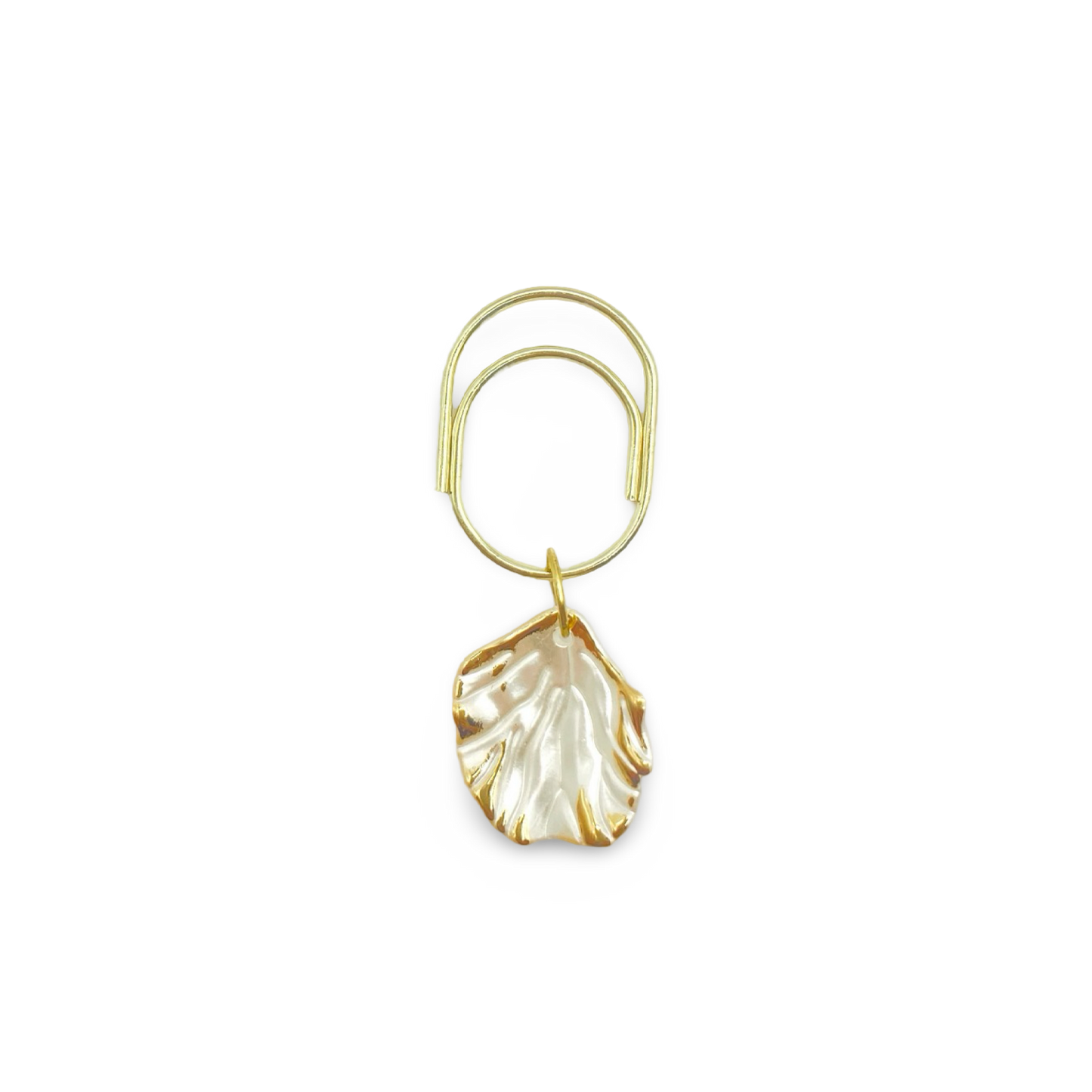 Gold Shell Planner Bookmark Charms