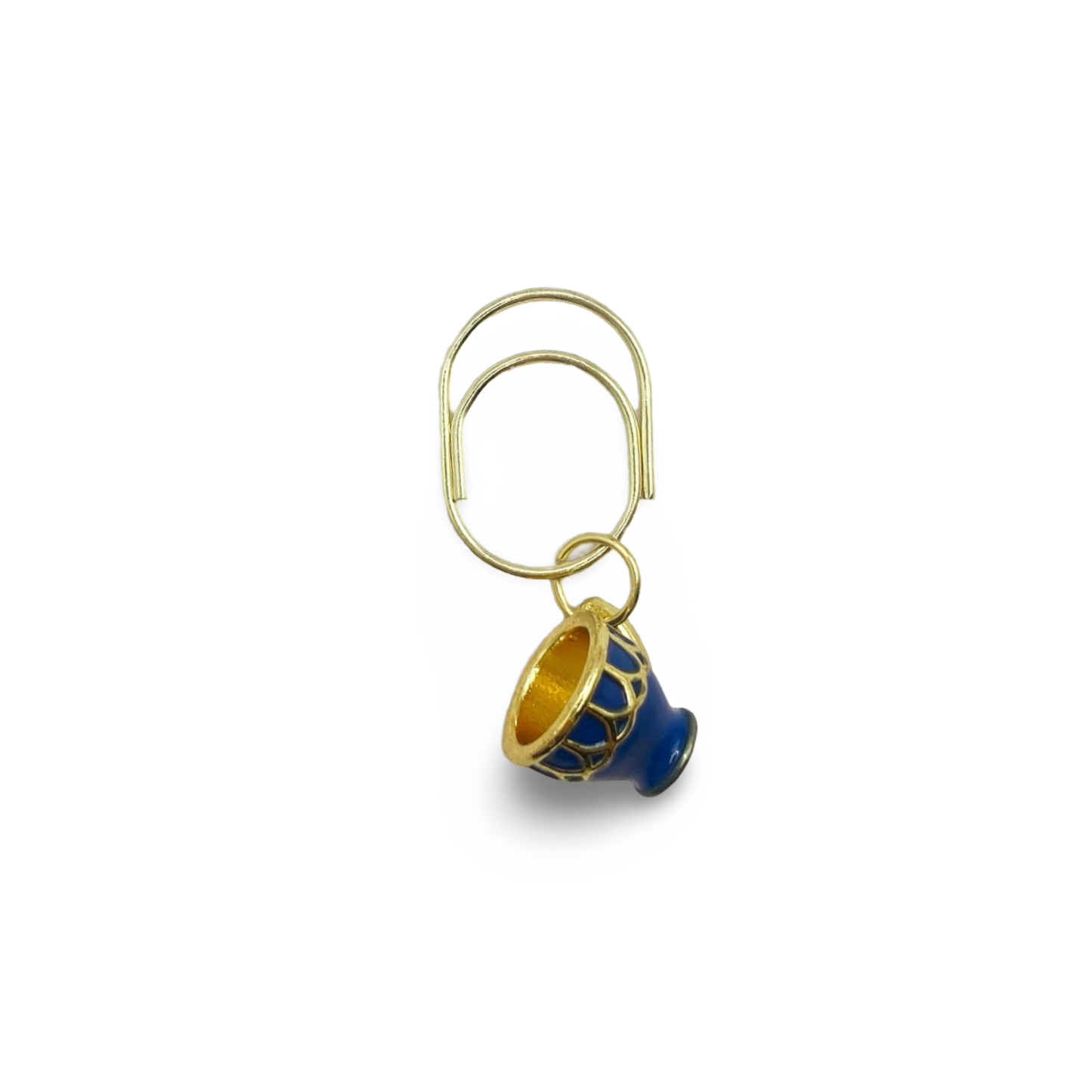 Royal Blue Teacup Planner Bookmark Charms