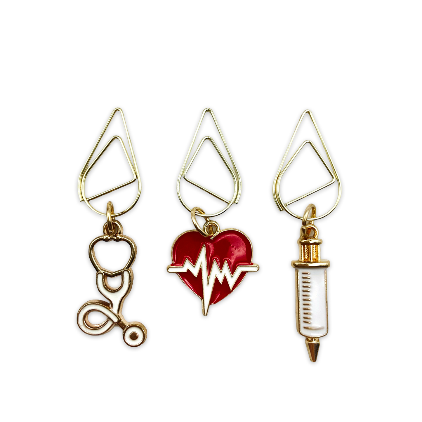 Trio Medical Planner Bookmark Charms