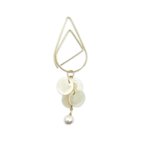 Shell & Pearl Drop Planner Bookmark Charms
