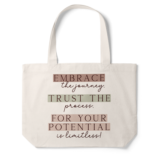 Your Potential is Limitless Tote Bag (Taupe)