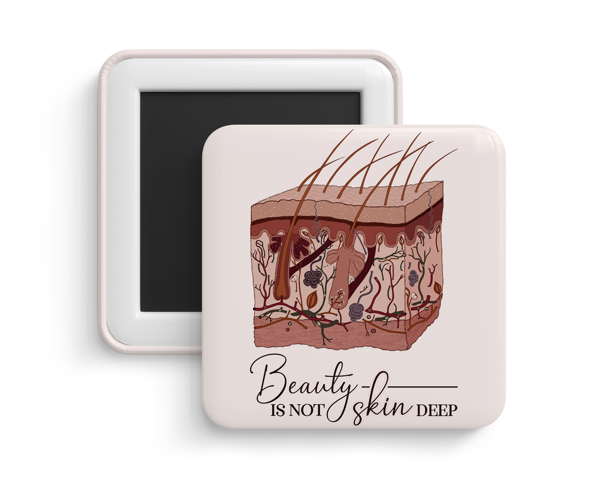 Fridge Magnet - Skin Anatomy