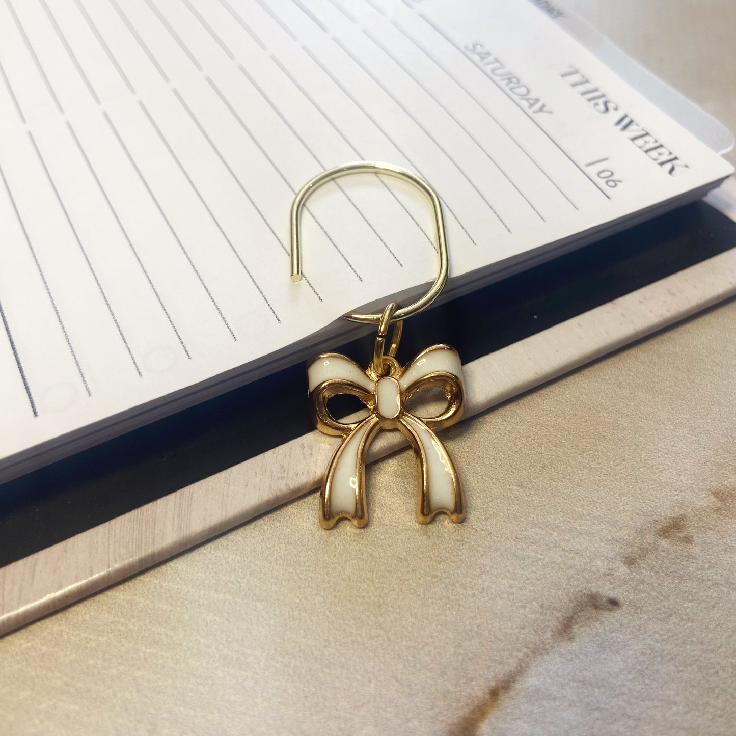 Bow Planner Bookmark Charms