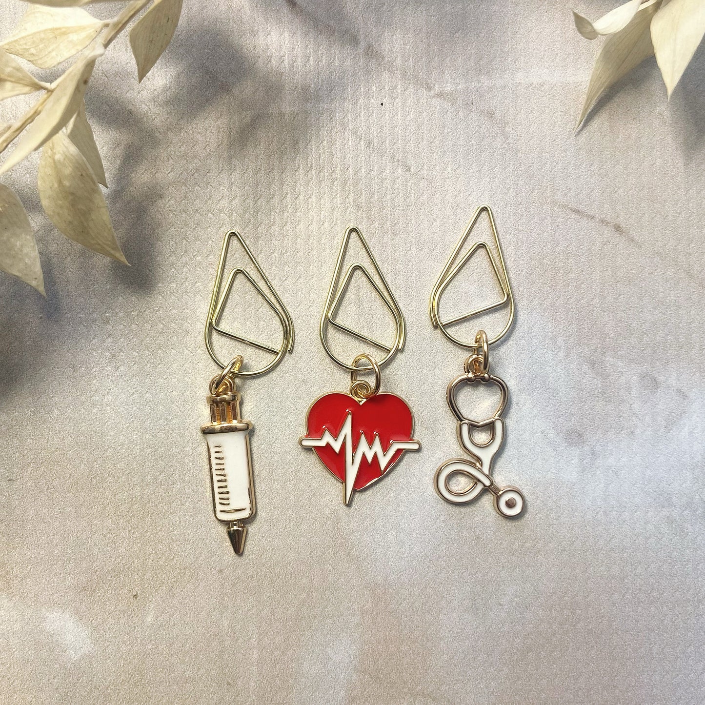Trio Medical Planner Bookmark Charms