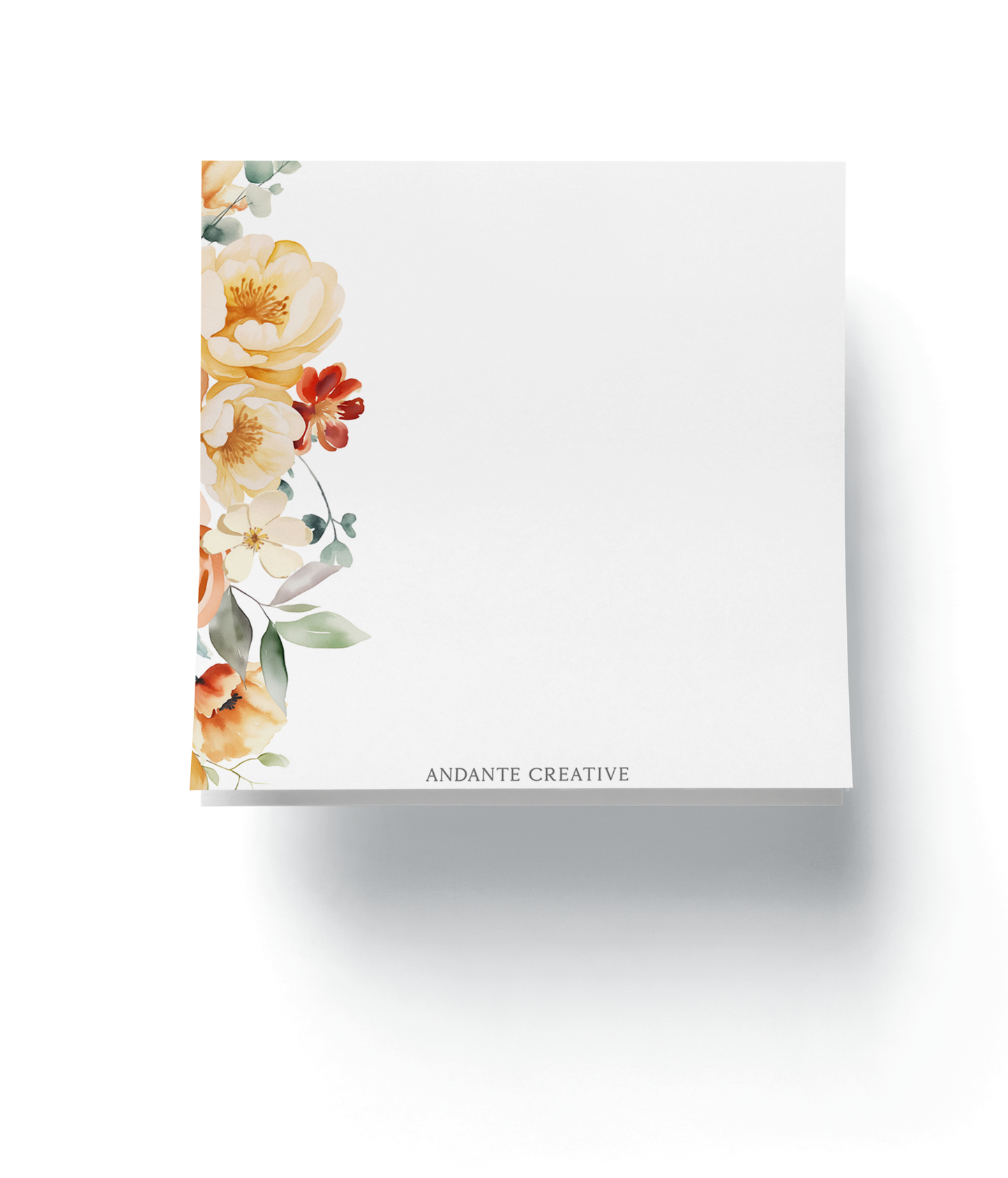 Peachy Bouquet Notepad