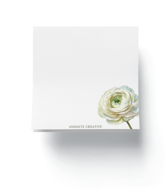 Ranunculus Notepad (Mix)