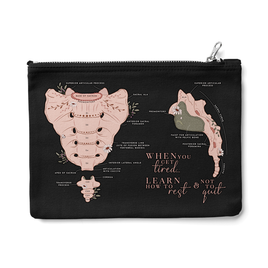 Sacrum & Coccyx Zipper Pouch