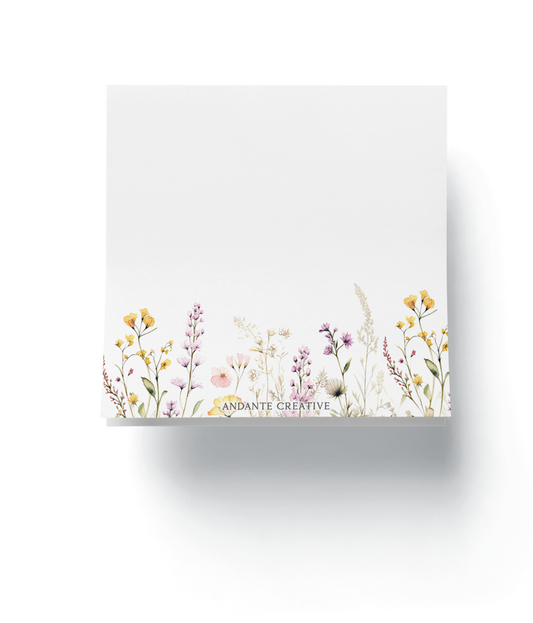 Spring Wildflower Notepad