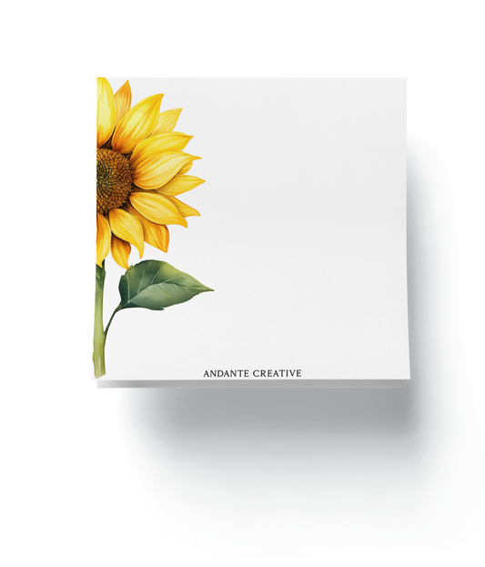 Sunflower Notepad