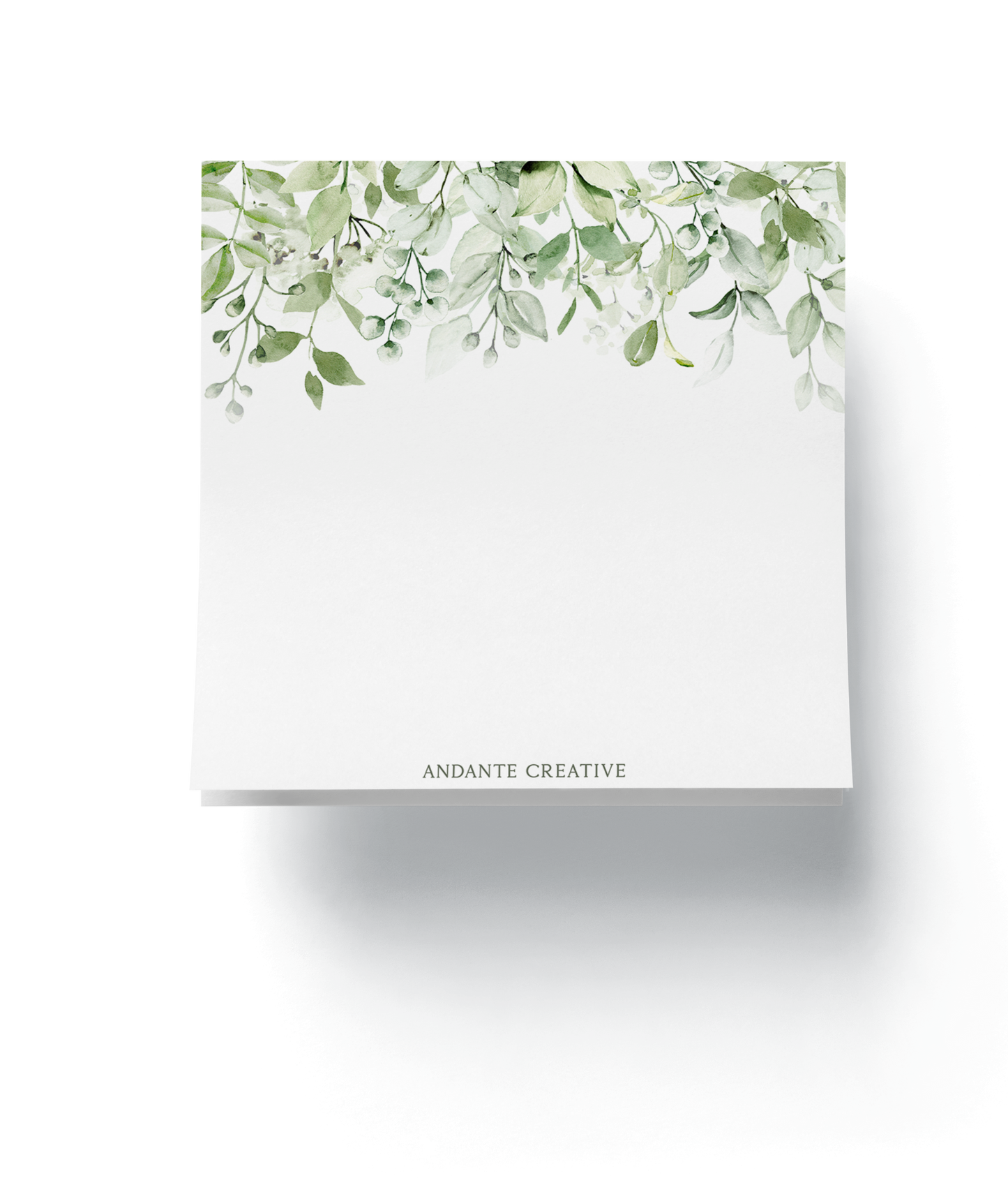 Watercolor Leaves Notepad