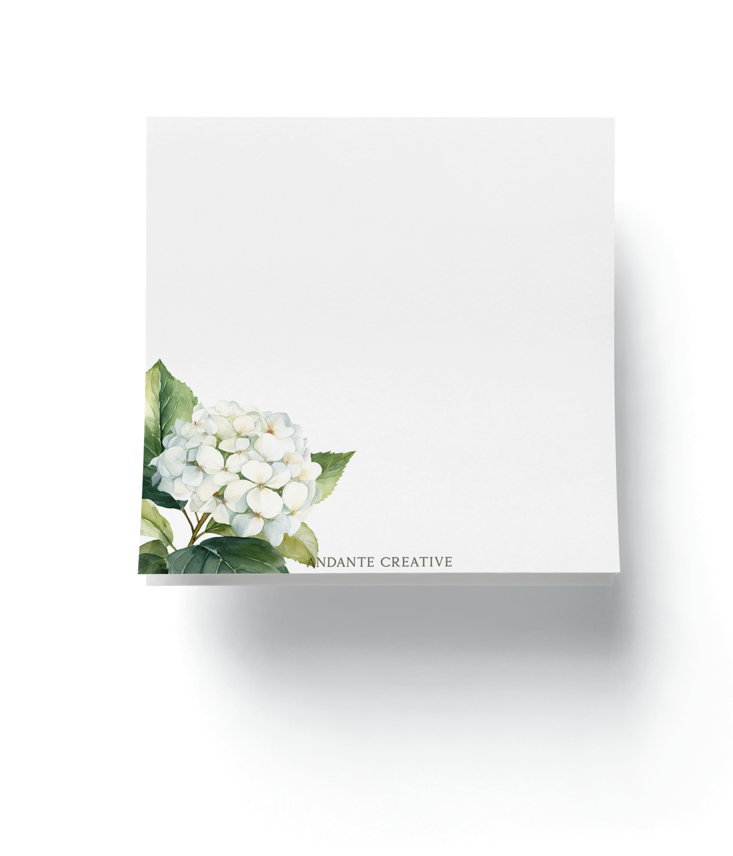 Hydrangea Notepad