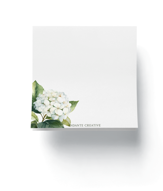 Hydrangea Notepad