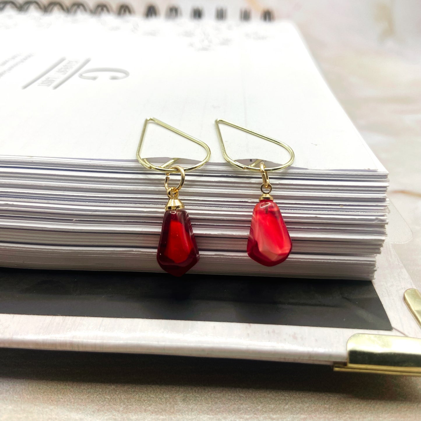 Pomegranate Trio Planner Bookmark Charms