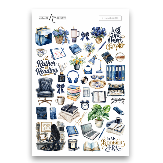 In My Bookish Era Decorative Sticker Sheet