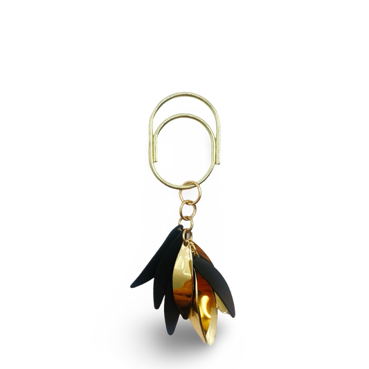 Leaf Bushel Black Planner Bookmark Charms