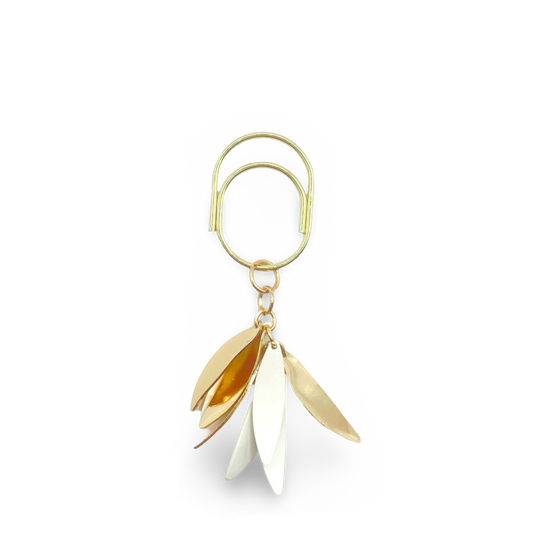 Leaf Bushel White Planner Bookmark Charms