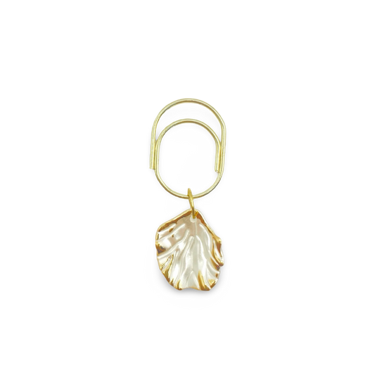 Gold Shell Planner Bookmark Charms