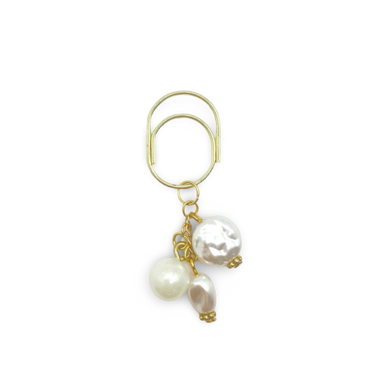 Pearl Trio Planner Bookmark Charms