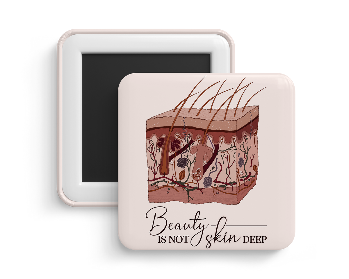 Fridge Magnet - Skin Anatomy