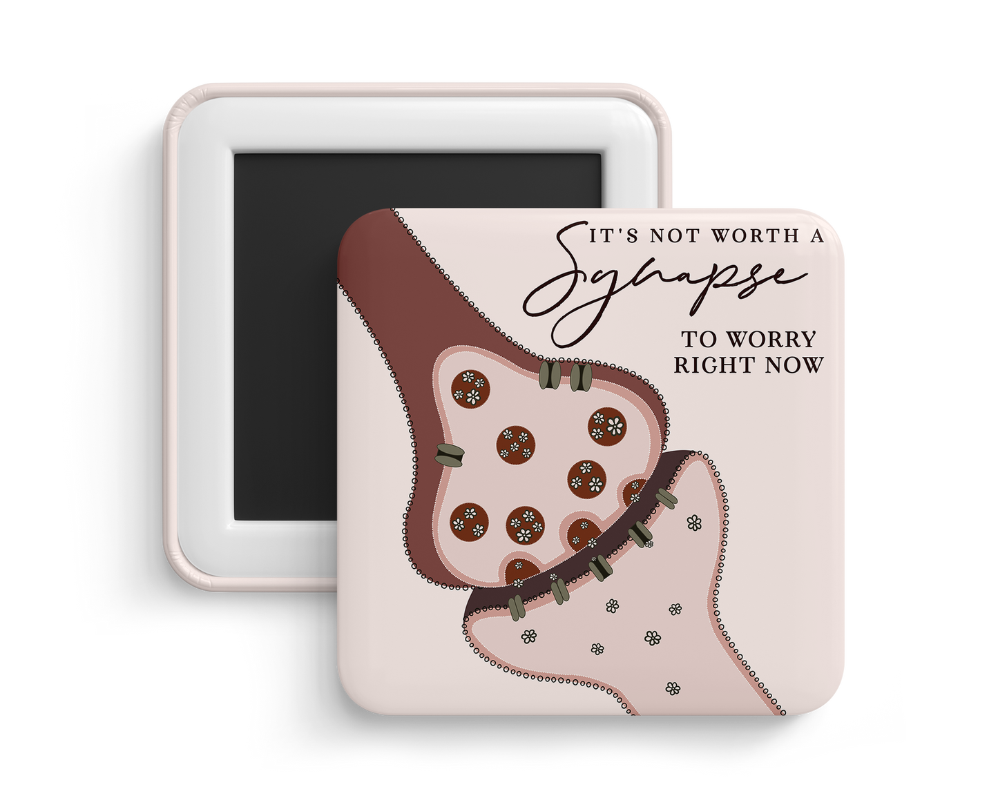 Fridge Magnet - Synapse Anatomy (Neutral)