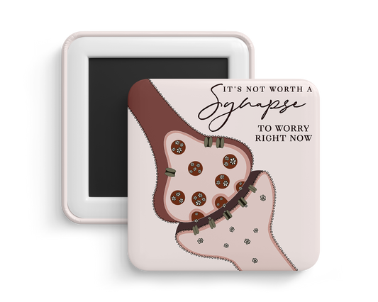 Fridge Magnet - Synapse Anatomy (Neutral)
