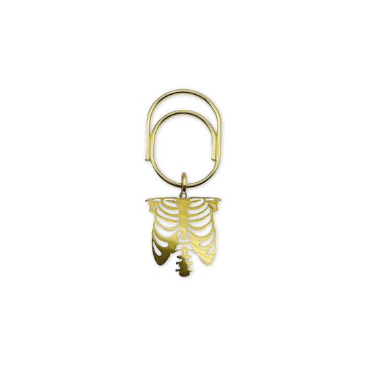 Ribcage Planner Bookmark Charm