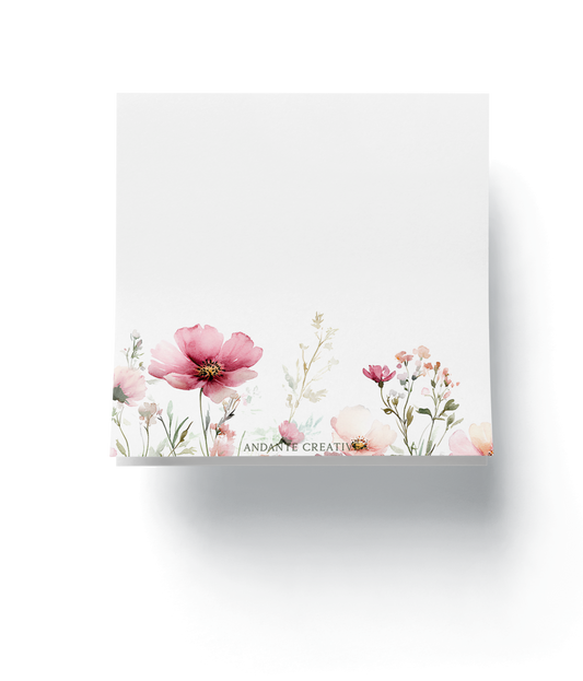 Summer Wildflower Notepad