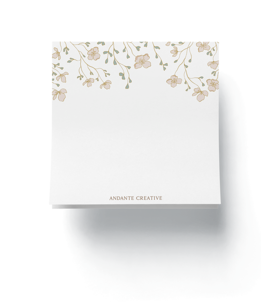 Wedding Planner Floral Notepad