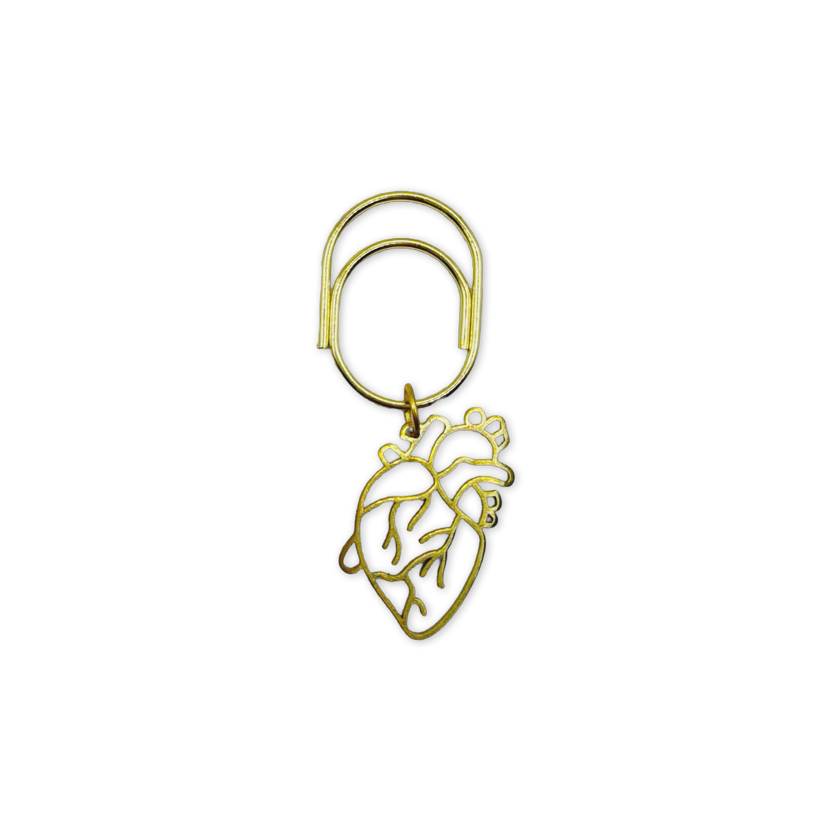 Heart Outline Planner Bookmark Charm
