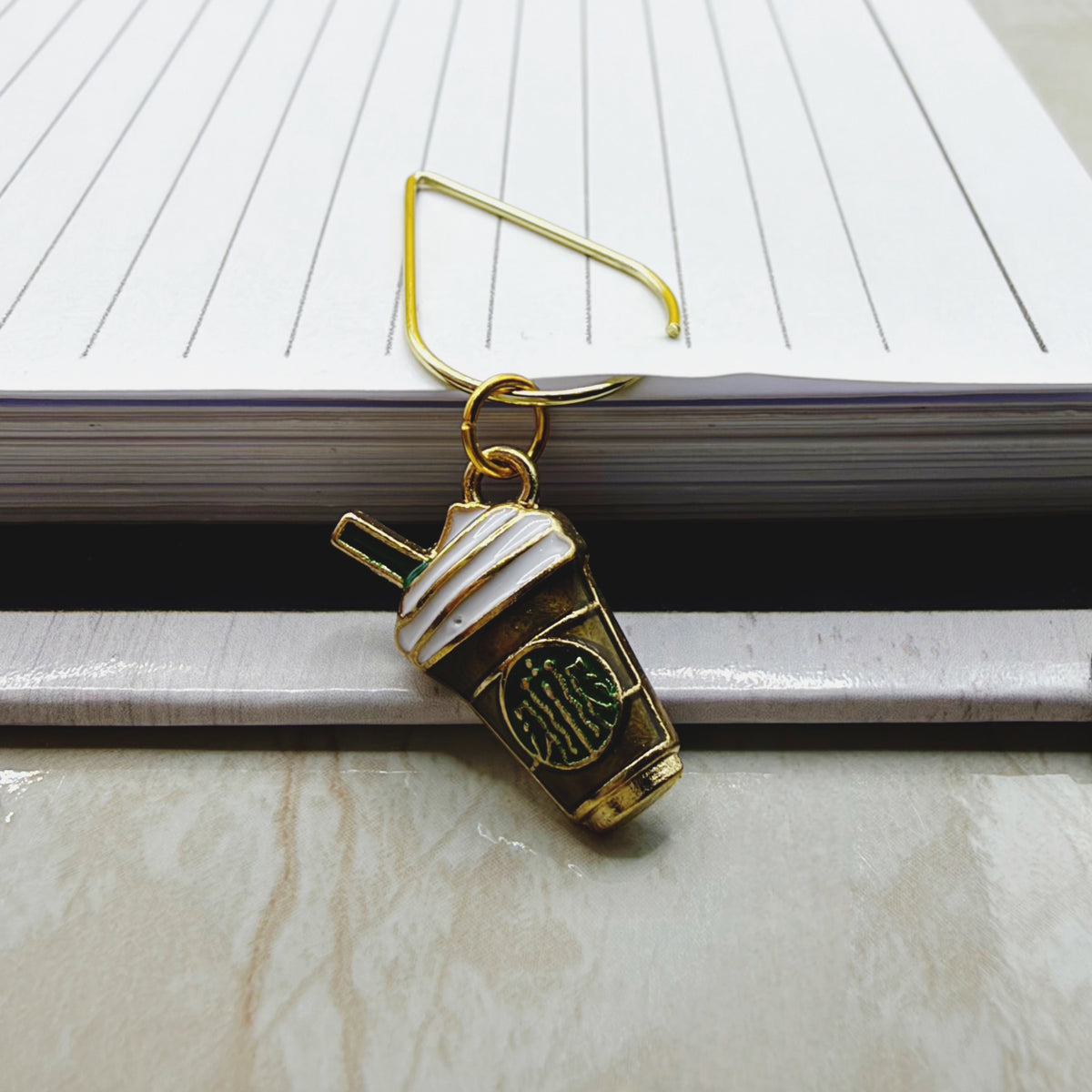 Espresso Frappuccino Planner Bookmark Charm